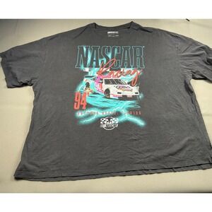 NASCAR Racing Daytona Beach Florida Graphic T-Shirt Mens 3X Black Neon 94 Car